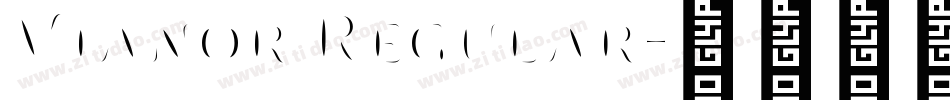 Vianor Regular字体转换